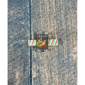 Handmade Vintage Christmas Holiday Postage Stamp Hair Clip!